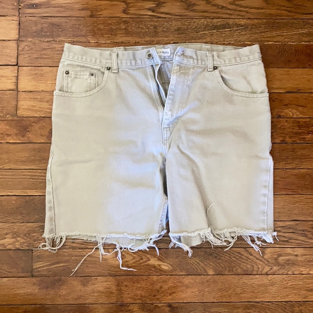 Vintage khaki demin shorts